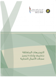  التوجيهات المتعلقة بتكييف وإعادة ترميز سجلات الأعمال التجارية